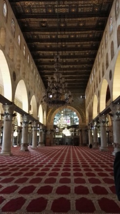 In der Al-Aqsa-Moschee